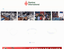 Tablet Screenshot of dambar-silver.com